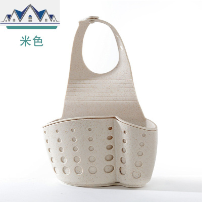 厨房用品水龙头水沥水篮沥水挂袋置物架水池海绵收纳挂篮沥水架 三维工匠