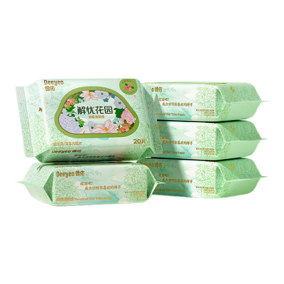 德佑湿厕纸20片*5包呵护肌肤女性益生菌2001DYFP060