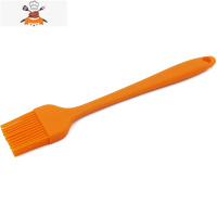 烘焙用硅胶毛刷烧烤油刷食品级面包蛋糕刷子可高温刮刀烙饼 敬平 大号橙色油刷