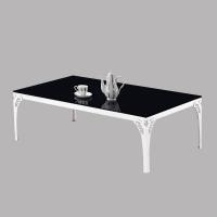 森美人办公家具 玻璃不锈钢茶几 家用会客茶几 商务洽谈茶几 109