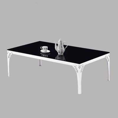 森美人办公家具 玻璃不锈钢茶几 家用会客茶几 商务洽谈茶几 109