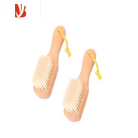 三维工匠鞋刷子木鞋刷家用塑料鬃毛鞋清洁刷软毛硬毛不伤洗鞋刷洗衣刷板刷