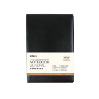 晨光 M&G 普惠型皮面记事本 APY1DK78 18K 160页 (黑色) 本