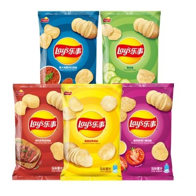 乐事薯片40g*3包多口味宿舍休闲聚会小零食膨化食品(红烩味)