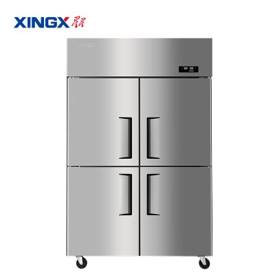 星星KCD-1271G4商用冰柜四门 六门立式冰箱冷藏冷冻保鲜厨房展示柜玻璃门后厨冷柜