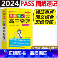 高中物理 高中通用 [正版]图解速记高中语文数学物理化学生物政治历史地理英语词汇单字语法文言文古诗文基础知识点总结大全必