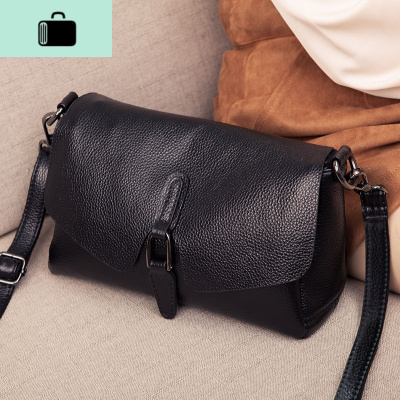 女包2020新款时尚百搭皮单肩斜挎包女潮包休闲简约软牛皮手提包NEW LAKE女斜挎包