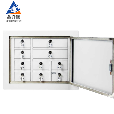 鑫升顺手机存放柜10格大壁挂款400*542*240mm