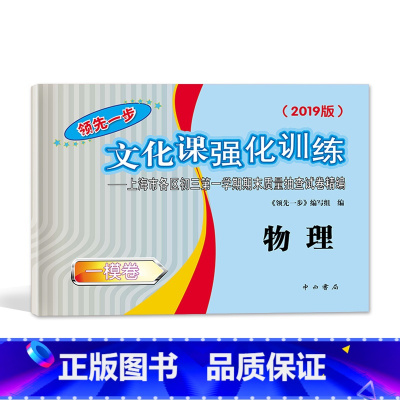 [正版]2019版领先一步文化课强化训练 初三期末测试卷 上海市中考一模卷物理 中考物理一模卷 上海中考一模卷 模拟测