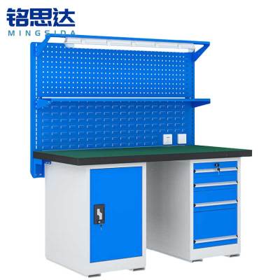 铭思达重型钳工操作台1.5米四抽一门张