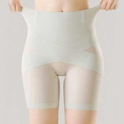 ceba无痕高腰收腹裤强效塑身裤夏季超薄款内裤女提臀裤打底收腹安全裤