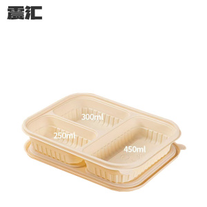 一次性可降解餐盒五格1300ml 200套/箱