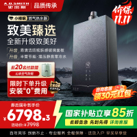 AO史密斯新品小体积16升零冷水燃气热水器[小精钢EJ5Wi]增压大水量恒温 静音 节能