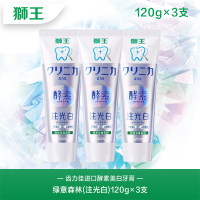 LION狮王齿力佳酵素美白牙膏氨基酸去黄清新口气含氟官方正品