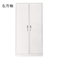 东升顺加厚二门钢制更衣柜员工柜铁皮职工储物柜带锁存包柜鞋柜