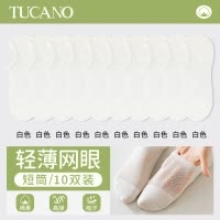 船袜女夏季薄款网眼纯棉防滑不掉跟浅口隐形袜子吸汗透气夏天短袜