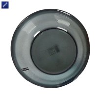 安居先森圆形透明水晶塑料盆脸盆洗手盆 24.5cm 2L灰色