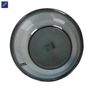 安居先森圆形透明水晶塑料盆脸盆洗手盆 24.5cm 2L灰色