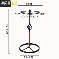 三维工匠红酒杯套装家用高脚杯2个大号葡萄酒杯6只水晶醒酒器杯架倒挂 级杯架