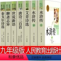 九年级上册全套 人教版 [正版]水浒传白话版原著九年级必读完整版120回无删减初中版青少年版人教版人民上册文学白话文现代