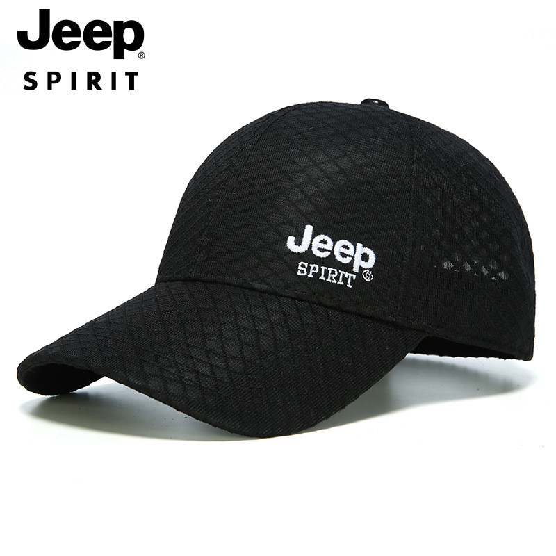 JEEP SPIRIT夏季速干透气棒球帽男户外防晒遮阳帽情侣百搭鸭舌帽