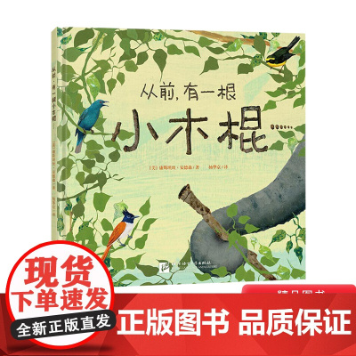 从前有一根小木棍精装绘本图画书给孩子想象力的支点小木棍也能撬动地球适合3岁以上新东方正版童书
