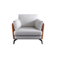慧采云 办公家具简约时尚办公沙发商务沙发现代沙发会客接待沙发单人位