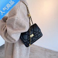 封后质感今年流行包包2021新款潮洋气小众设计ins链条黑斜挎包女女斜挎包
