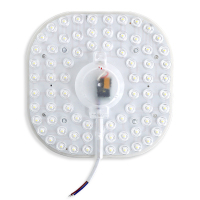 格瑞捷 LED灯贴 LED改造灯板LED光源板 220V 24W 方形 白光 个