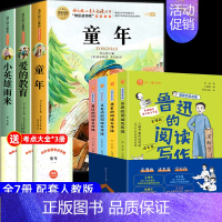 [7册 送考点]六年级上册必读+名家阅读写作课 [正版]全套3册 童年爱的教育和小英雄雨来六年级上册必读的课外书老师经典