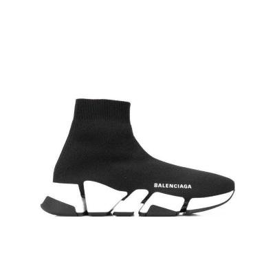 巴黎世家(Balenciaga)女式24新款防滑训练跑鞋 Speed.2 袜式休闲运动鞋