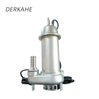 DERKAHE WQ(D)-S不锈钢污水污物潜水电泵 WQD8-8-0.55S(Z) 台