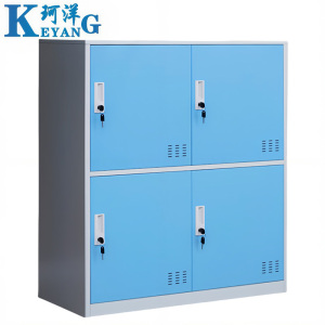 珂洋 存包柜 四门(蓝白套色) 台