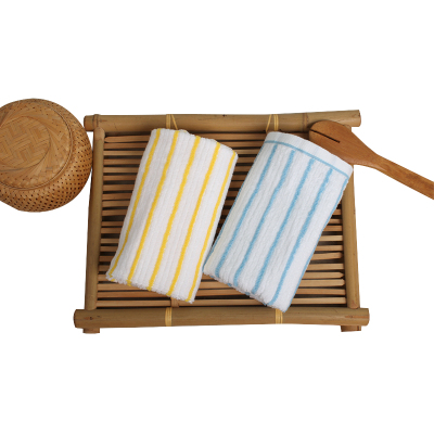 踏绮 彩条轻柔护肤毛巾 33*71cm 条