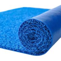 中锦科技 丝圈地垫 蓝色丝圈15mm×0.9m×18m 卷