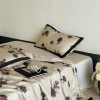 未晚夏沁|100兰精天丝夏凉被四件套可水洗空调被冰丝薄款被子