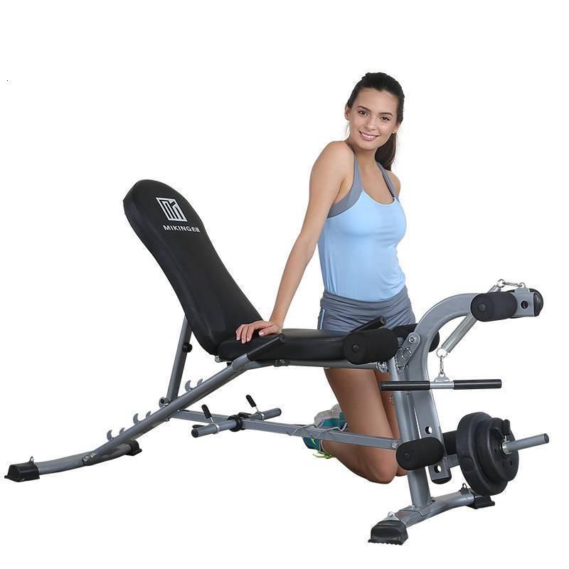 潮流健身训练多功能哑铃凳体育用品家用仰卧板腹肌板室内健身肌肉锻炼器材 灰色