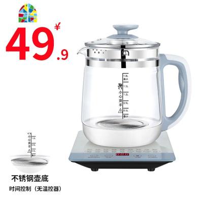 电热烧水壶恒温一体泡茶专用透明玻璃全自动断电煮水器具保温家用 FENGHOU 不粘壶底+蒸蛋架