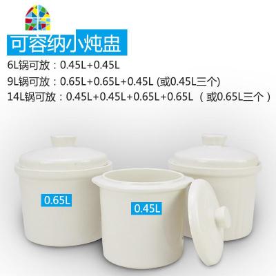 不锈钢电炖锅炖锅家用煮粥全自动隔水炖盅汤锅 FENGHOU 一锅五胆,可另行加购