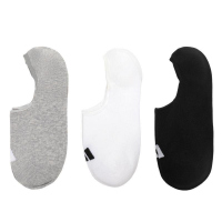ADIDAS阿迪达斯袜子运动休闲舒适透气男女船袜三双装JC9265 C