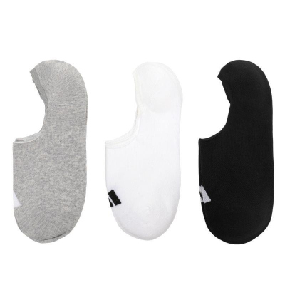 ADIDAS阿迪达斯袜子运动休闲舒适透气男女船袜三双装JC9265 C