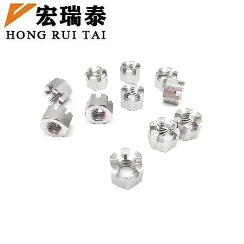 宏瑞泰 不锈钢开槽螺母 M16 个
