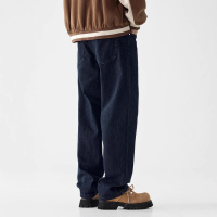 |冬季新款微宽松直筒弹力男士牛仔裤CLEANFIT牛仔裤男