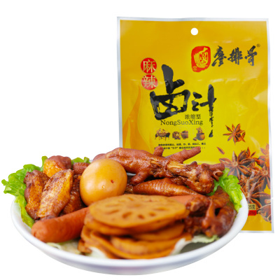 廖排骨浓缩麻辣卤汁125g袋装川味卤料老卤汁香辛料调味品卤包香料四川卤菜卤肉调料包厨房卤水调味品自制卤肉饭原料