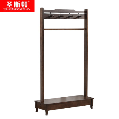 圣斯顿 衣帽架挂衣架 S-DZ2412-10K 1000*400*1800mm 胡桃色 个