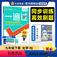 九下化学(人教版) 初中通用 [正版]天星教育初中一遍过七年级八九年级上册下册数学英语物理语文化学政治历史地理生物人教苏