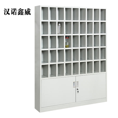 汉诺鑫威45格冷轧钢板员工车间多格茶杯放置收纳柜水杯柜1800*1350*250