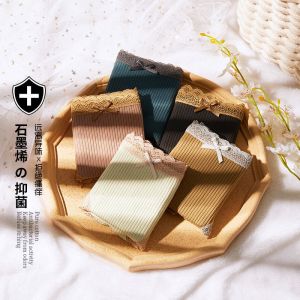 [7条]内裤女士少女生中腰可爱甜美日系夏季薄款