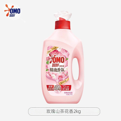 奥妙除菌除螨洗衣液天然酵素去除顽渍大桶洗衣液整箱家用囤货[玫瑰山茶花]2kg