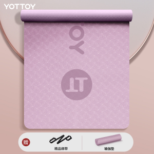 yottoy瑜伽垫女生专用防滑加宽加厚家用健身地垫子隔音减震舞蹈跳操宿舍